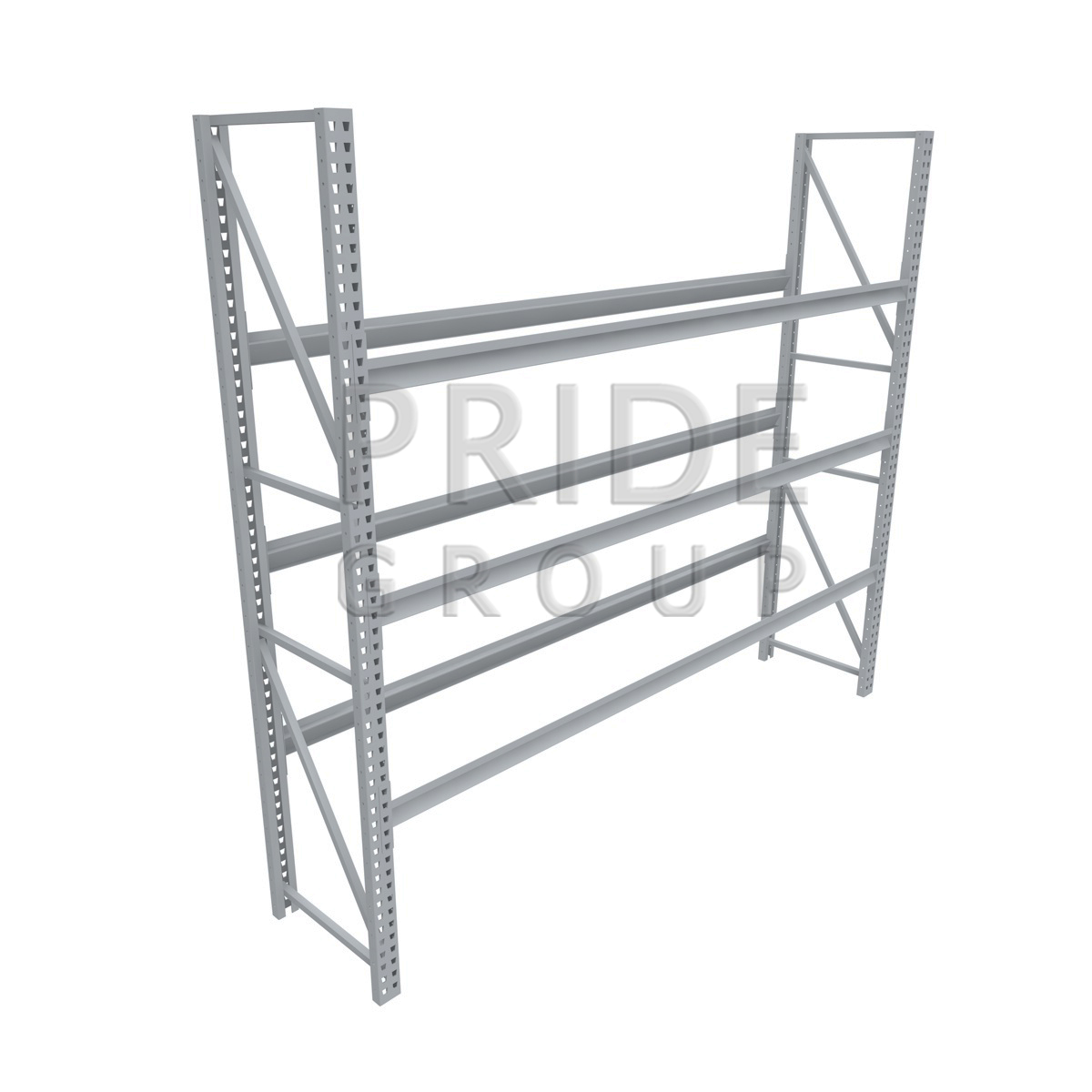 картинка Стеллаж грузовой СГП 1750x600x2000 3 полки без настила