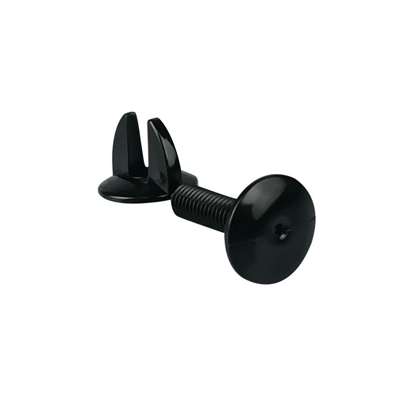Винт и гайка пластиковый с ушками VIKING SCREW-12, цвет черный EPG
