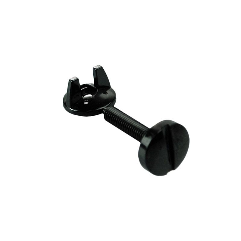 Винт нажимной пластиковый с гайкой CLICK SCREW-25 длина 25 мм, цвет черный EPG