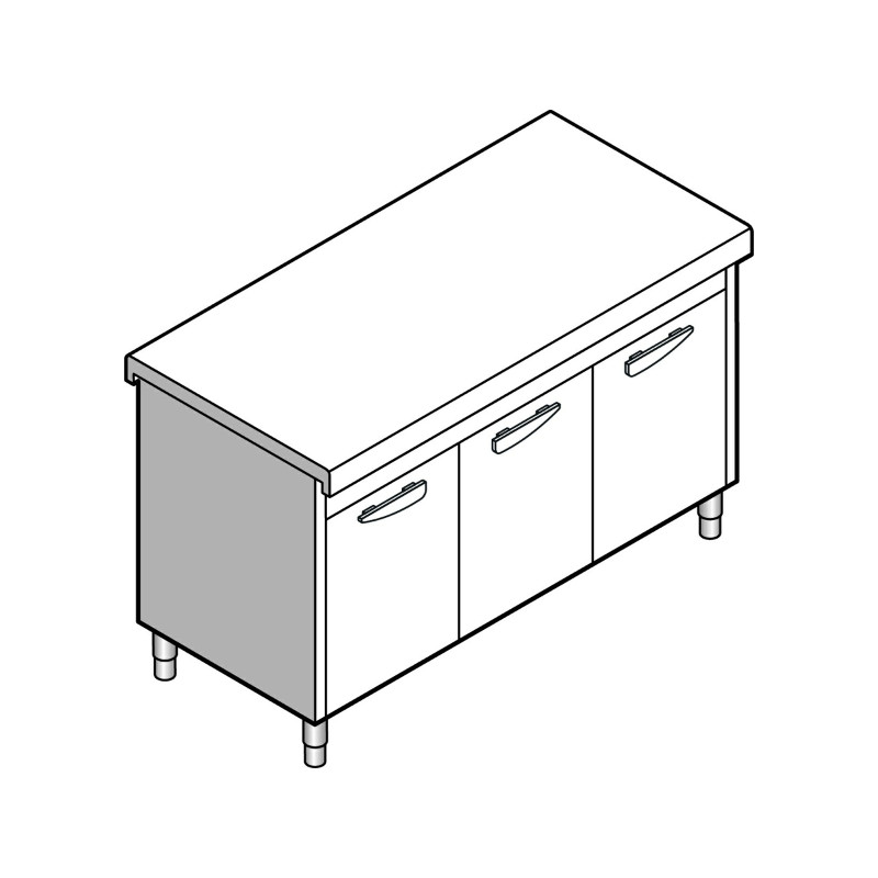 Прилавок нейтральный EMAINOX 8EA15 8045005