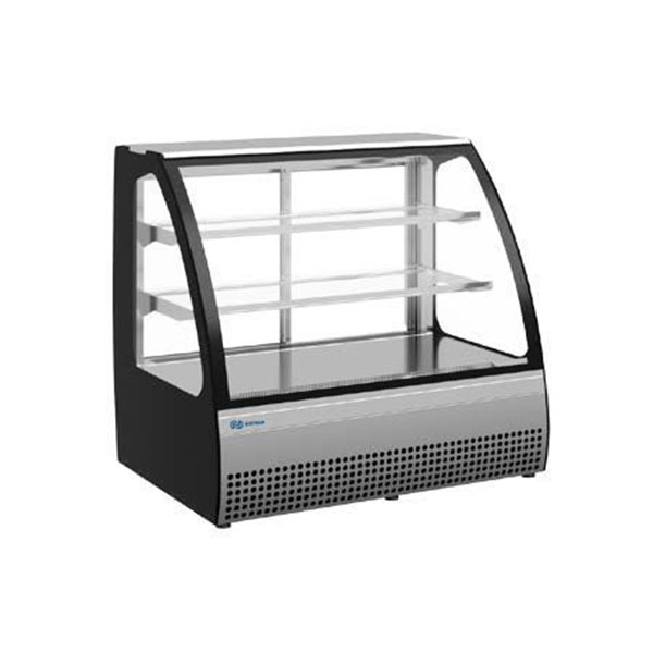 Витрина кондитерская KAYMAN KВК-950М настольная люкс серый матовый