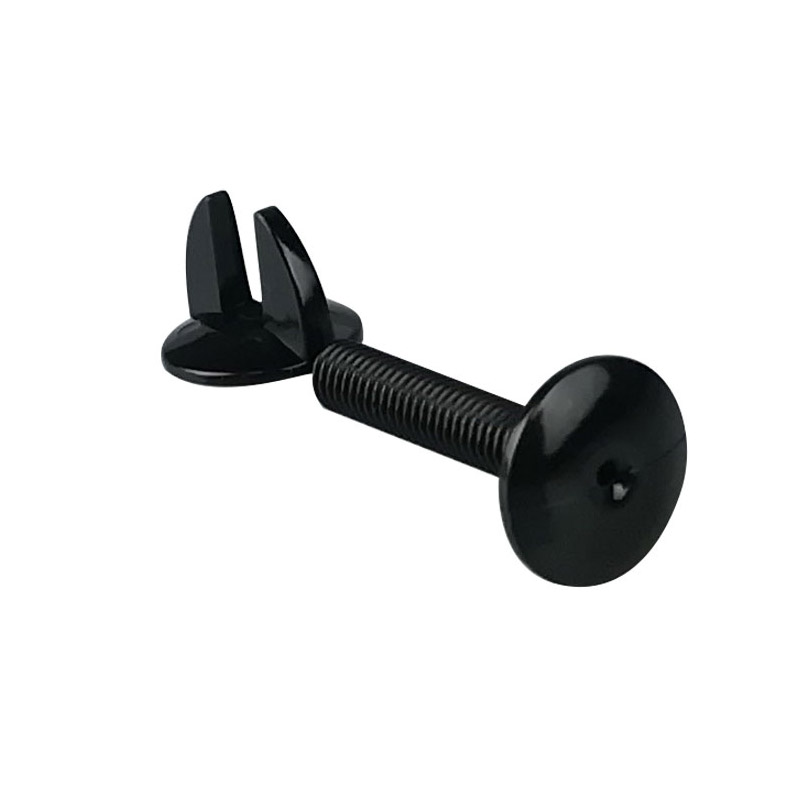 Винт и гайка пластиковый с ушками VIKING SCREW-25, цвет черный EPG