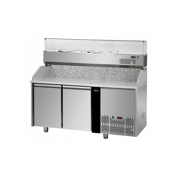 Стол для пиццы Apach APZ02D1+VR4 160 VD