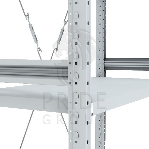 Стеллаж СКУ 1234 (2964) оцинкованная рама МТЗ