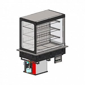 картинка Витрина холодильная открытая встраиваемая (3 полки) ЧТТ RC51D Drop In
